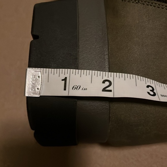 SOUL NATURALIZER Orchid Knee High Side Zip Boots - Dark Olive -Size 11 - Picture 10 of 12